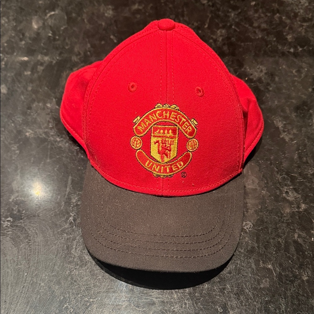 Manchester United Red and Black Cap